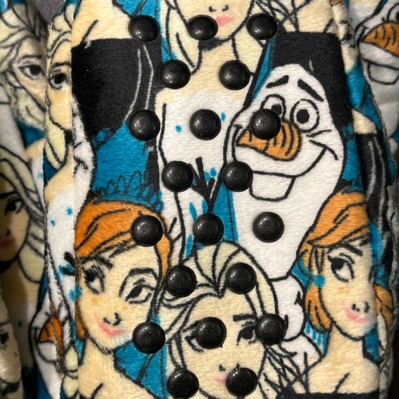NWT OLAF, ANNA & ELSA Frozen II Fuzzy Babba Slipper Socks Girls SZ M/L - Picture 4 of 6